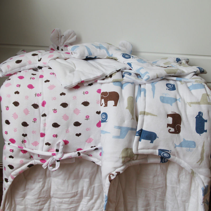 婴儿睡袋防踢被秋冬款宝宝睡袋儿童婴幼儿加厚棉花包被两件套