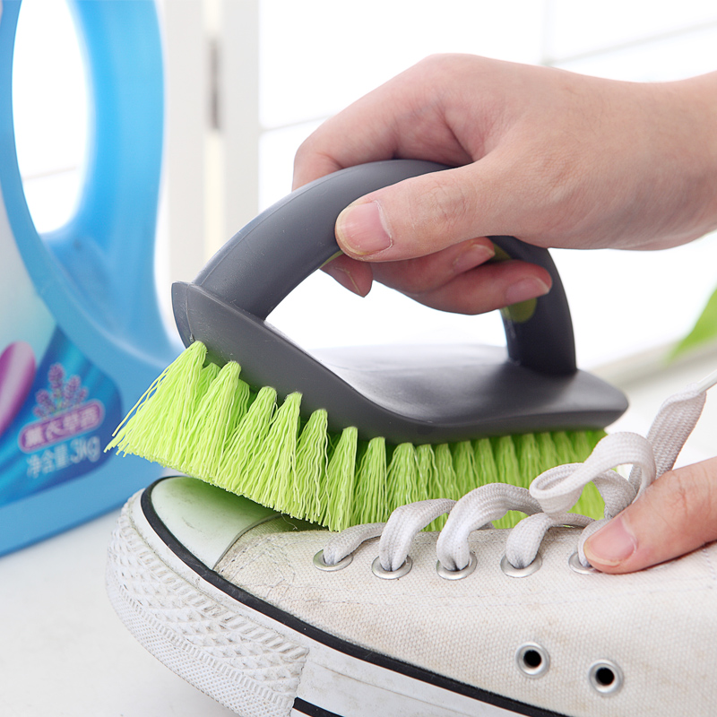 长柄清洁鞋刷子洗鞋刷 鞋刷带手柄擦鞋刷鞋刷子瓷砖地板清洁刷子