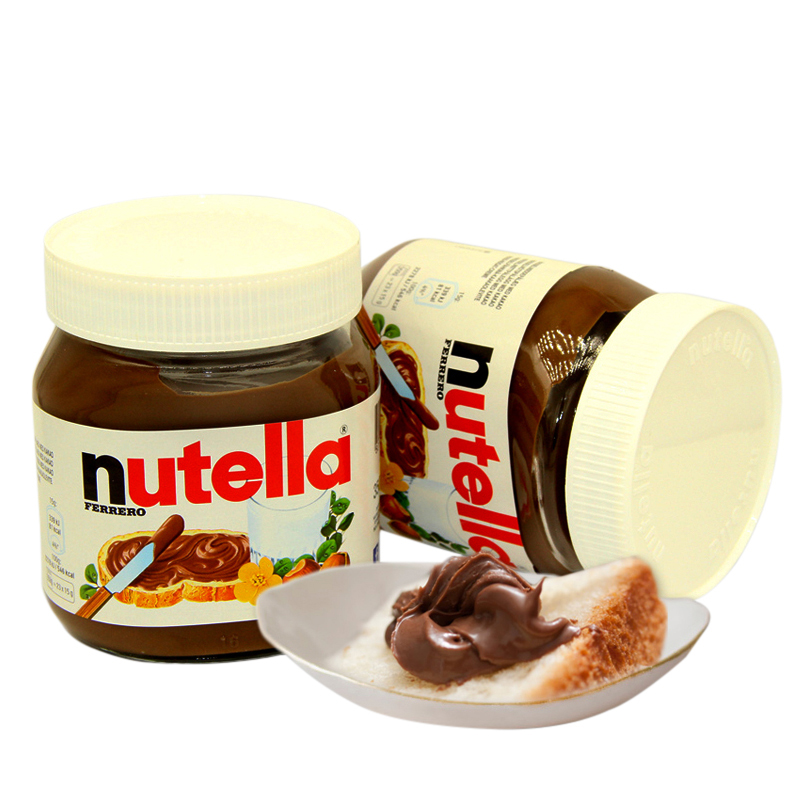 波兰进口费列罗Nutella能多益榛子可可酱350g*2瓶