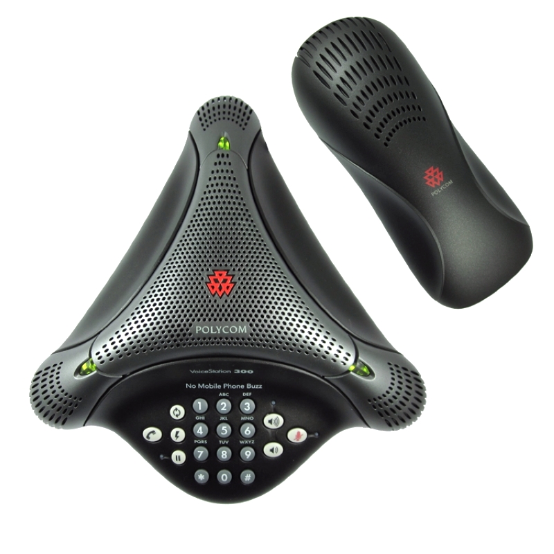宝利通音频会议电话机 vs300麦克风终端系统 电话座机 适合20平米