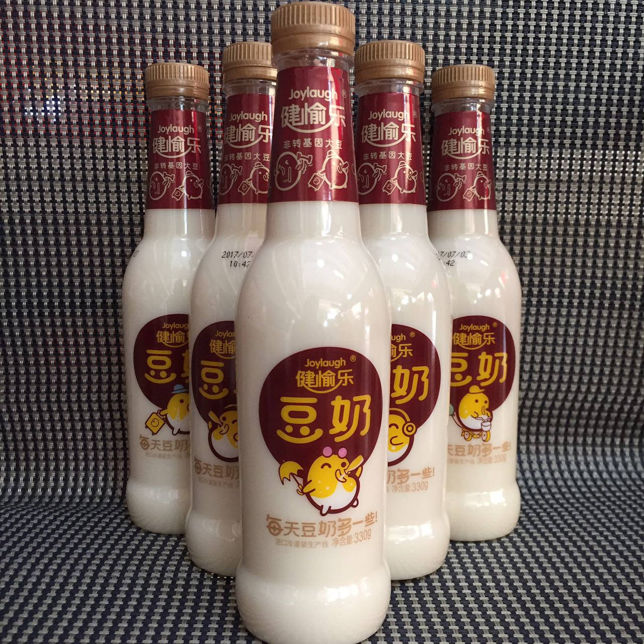 广东广州发货/健愉乐豆奶（每天豆奶多一些）330g*24瓶装/包邮