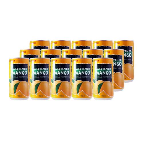 LOTTE乐天芒果汁180ml（韩国进口 听）*15瓶 水果汁饮料听装