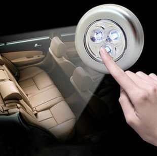 汽车用品车载后备箱尾箱照明应急触摸LED灯车内后座装饰阅读灯