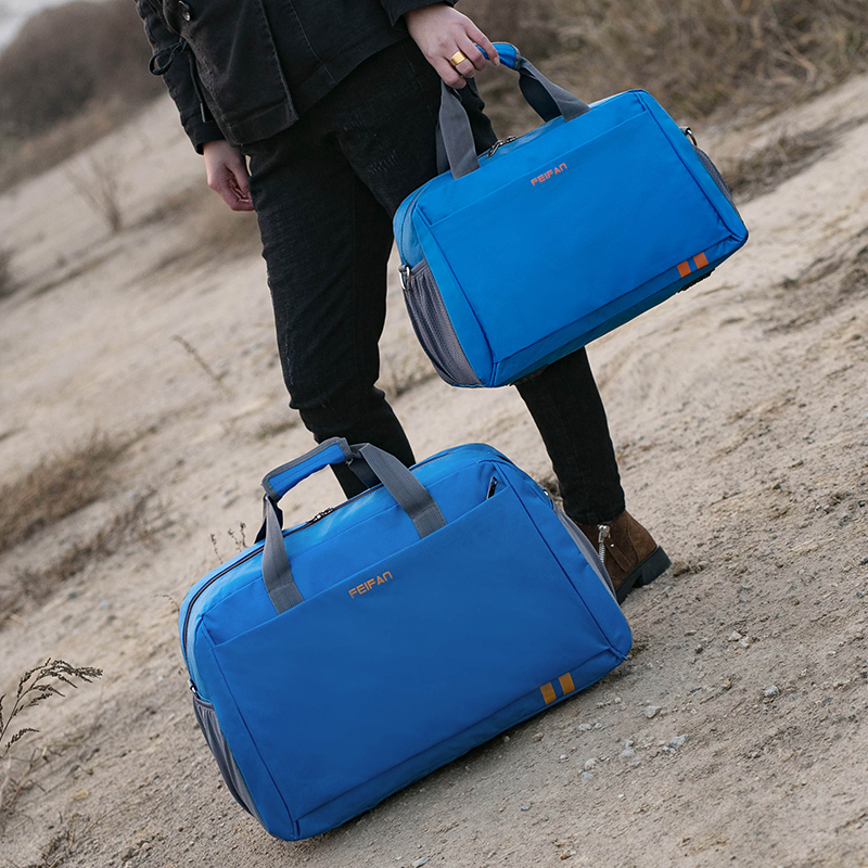 大容量手提旅行包单肩斜跨男女短途旅游包出差行李包旅行袋健身包