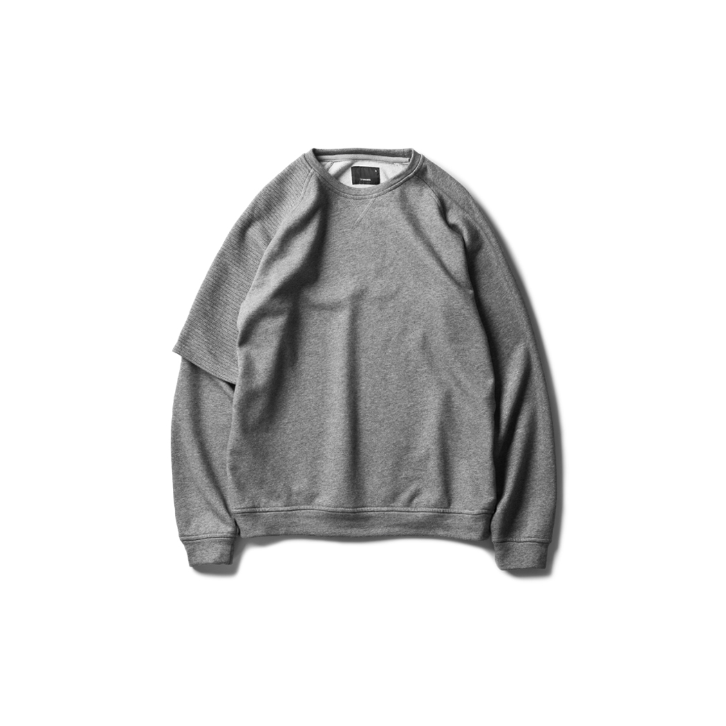 Unawares 16SS Double Sleeve Cotton Sweatshirt/Grey