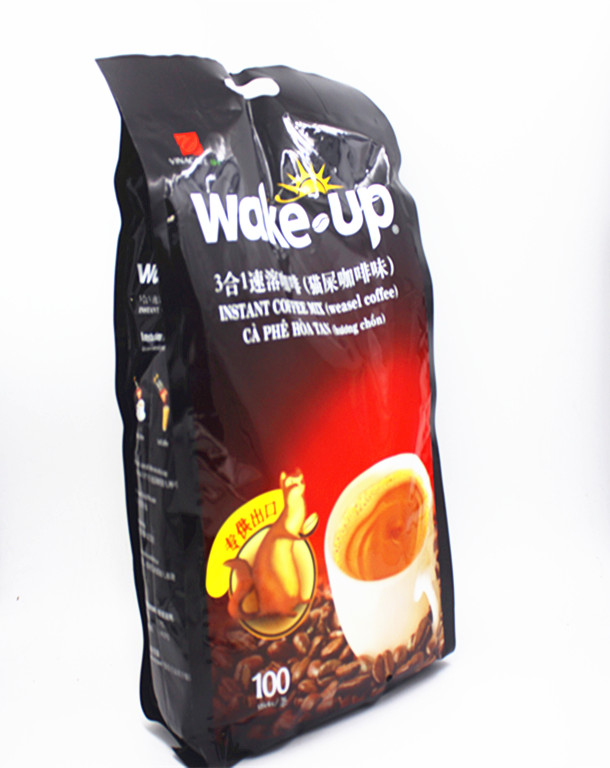 j越南咖啡威拿Wake-up咖啡粉 猫屎三合一速溶咖啡大包1700g