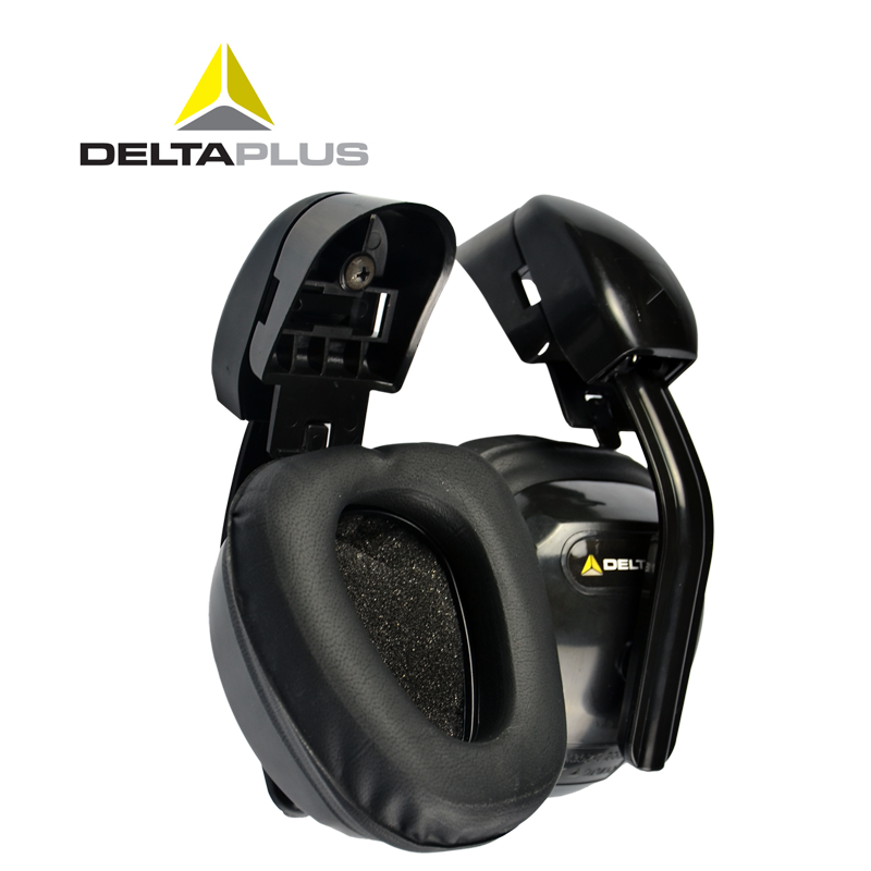 代尔塔专业隔音耳罩防噪音工厂 安全帽专用 工作护耳器降噪耳罩