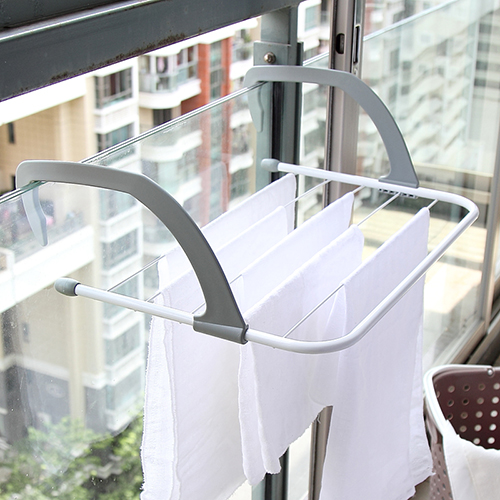 阳台衣服尿布晾晒架毛巾架室内毛巾被子凉衣架家用落地折叠衣架