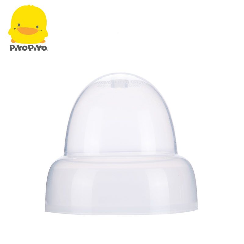 黄色小鸭宽口径奶瓶盖 透明盖 防尘罩 奶瓶配件
