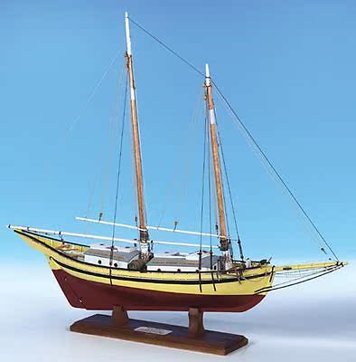 国外代购 航海船模 复古船舶舰艇模型 单桅帆船 木头制作 工艺品