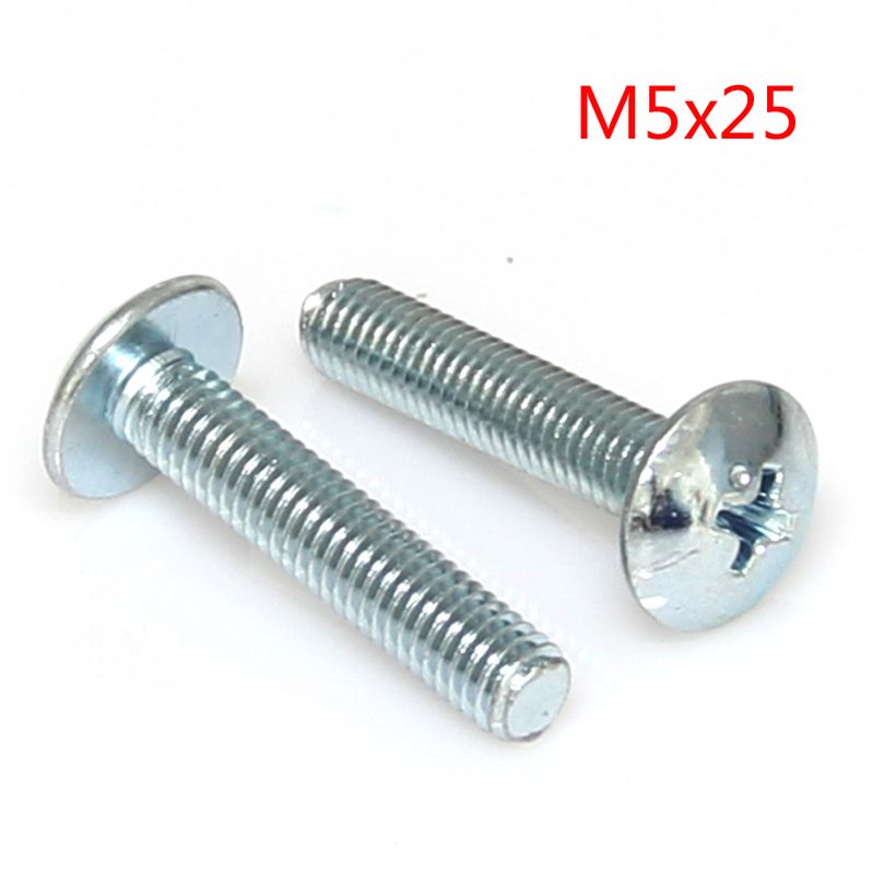 M5x25P08螺丝日标镀锌吊环螺丝钉沉头扁头螺栓平头螺栓593-217