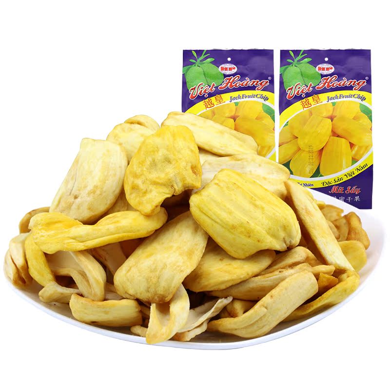 越南特产进口零食品特产 越皇菠萝蜜干果210g*2袋包邮