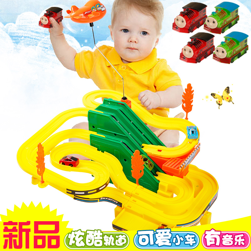 托马斯小火车儿童玩具套装电动音乐轨道车男女孩宝宝过山车1-3岁6