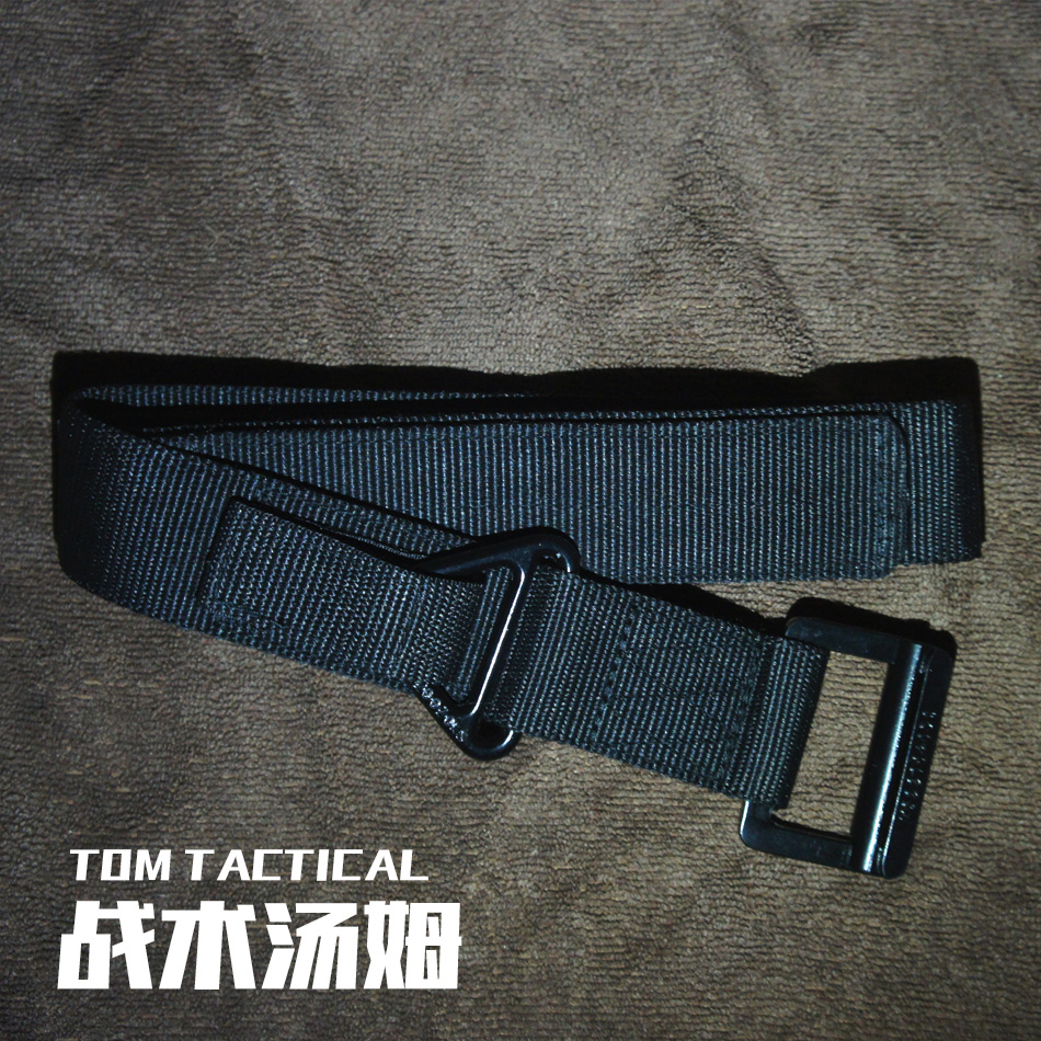 战术汤姆 军迷用战术内腰带 强度尼龙材质金属扣头 户外运动腰带