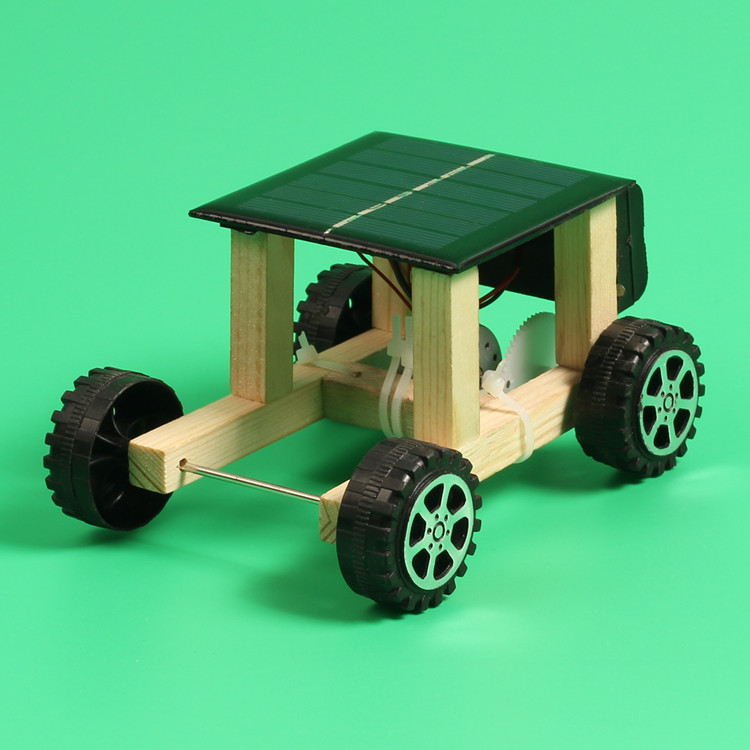 科技小制作太阳能小车学生物理实验发明DIY手工拼装材料玩具模型