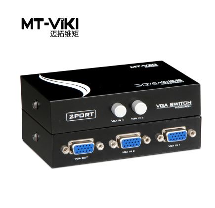 迈拓MT-15-2CF VGA切换器 二进一出 2进1出电脑监控视频切换