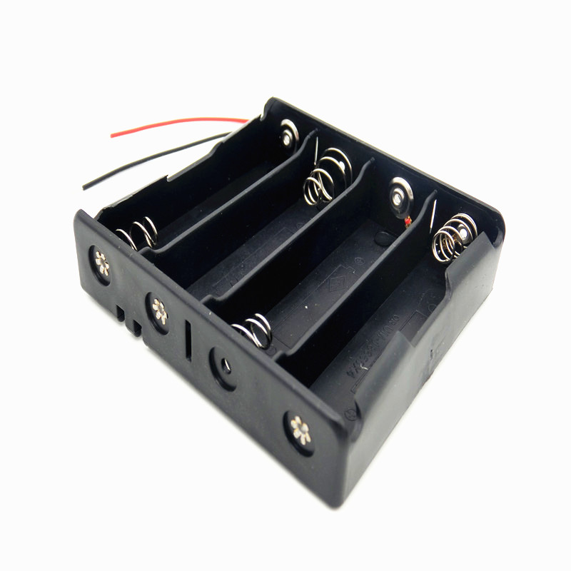 18650 电池盒 四节电池盒 锂电池串联充电座 3.7v*4节电池 带线