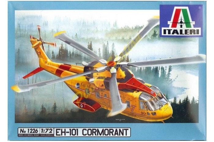 ITALERI 1226 1:72美国 EH-101 鸬鹚直升机模型拼装飞机
