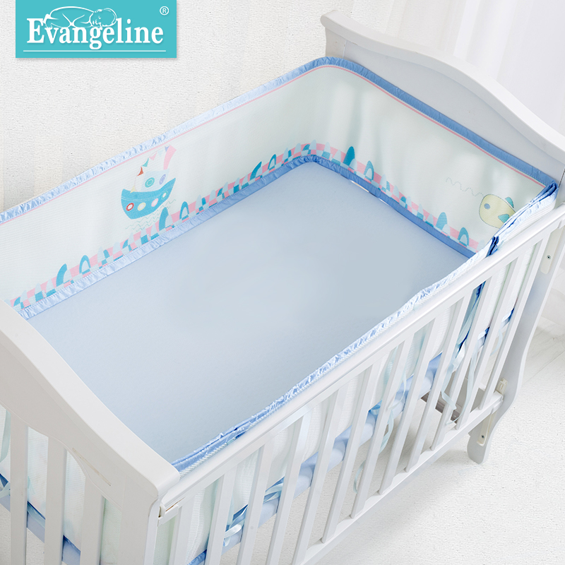 Evangeline婴儿床上用品夏季床围 宝宝婴儿床帏子四季通用可拆洗