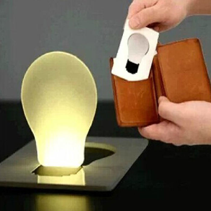 创意超薄卡片灯 LED节能灯 放口袋的MINI卡片灯 小夜灯