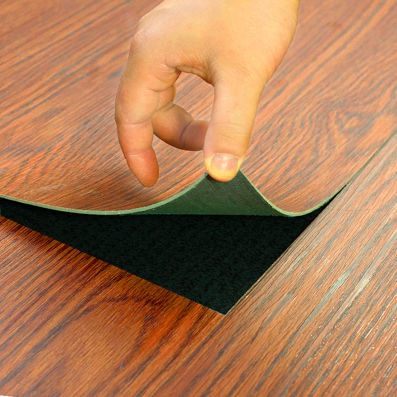 自粘石塑加厚塑胶PVC地板革家用地板纸防水地胶耐磨地板贴免胶水