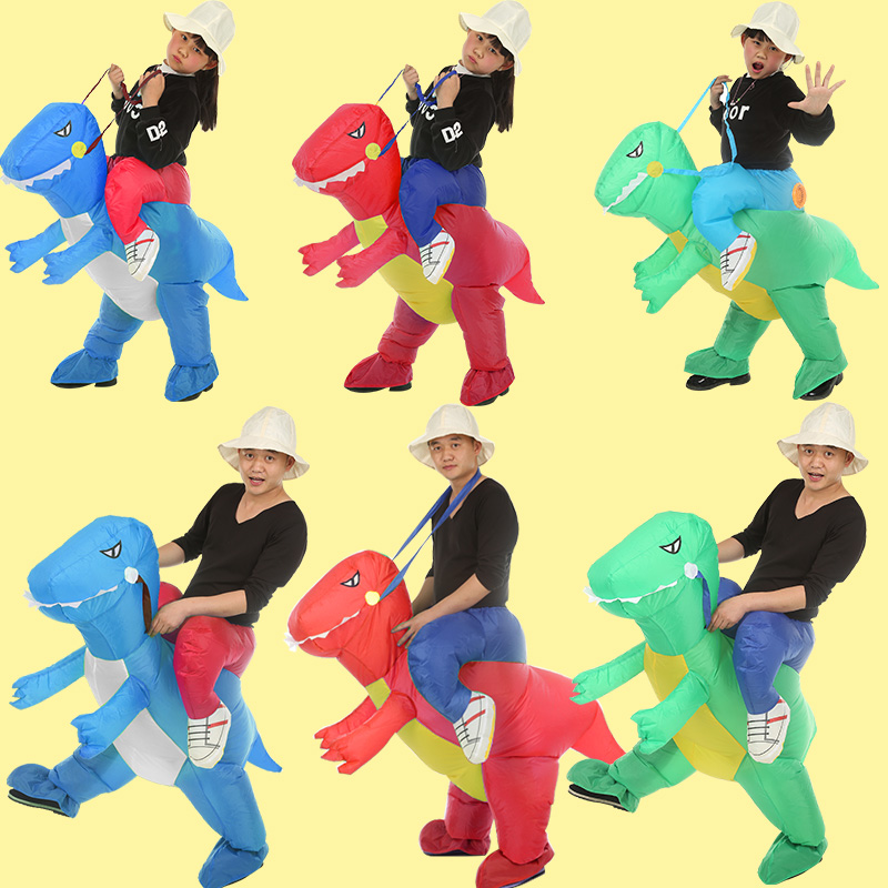 充气恐龙服装裤子成人儿童动物坐骑游戏道具年会活动相扑表演衣服