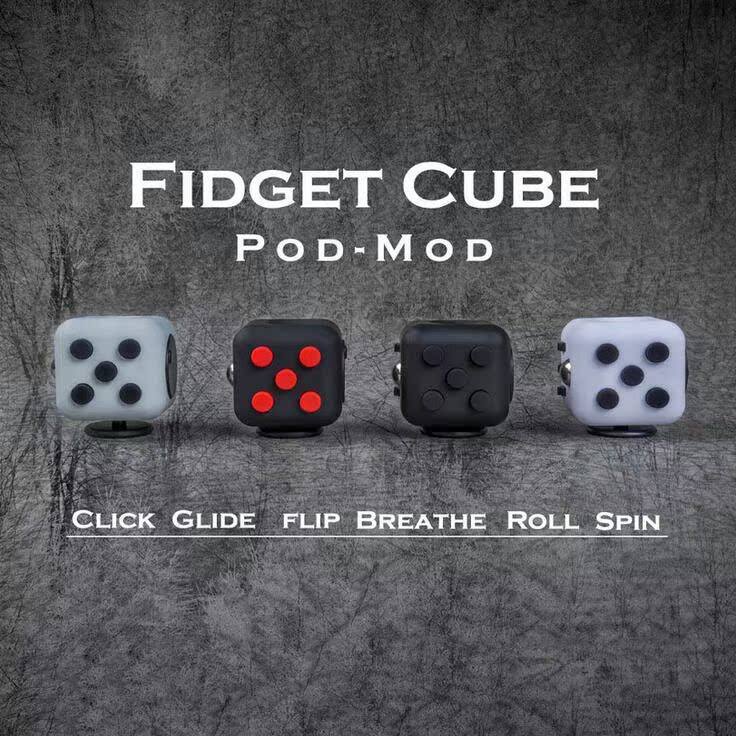 新美国fidget cube减压魔方解压抗压骰子集中注意力益智玩具焦虑