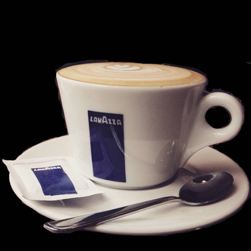 简约蓝标欧式陶瓷咖啡杯套装浓缩卡布lavazza拉瓦萨杯型定制logo