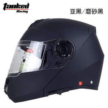 tanked racing耐坦克摩托车头盔 揭面盔 双镜片揭面盔 赛车盔T270