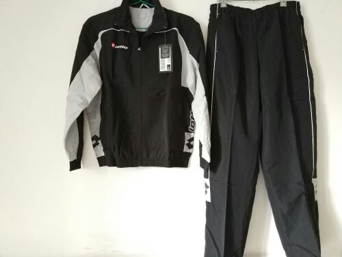 lotto乐途男式运动服 运动套装 足球训练服XL码088