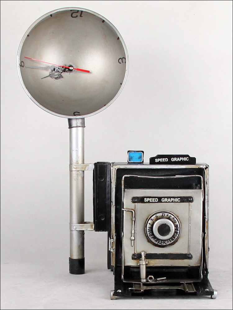 民国时期相机道具 铁质仿真老式照相机模型 复古工业风网咖装饰品