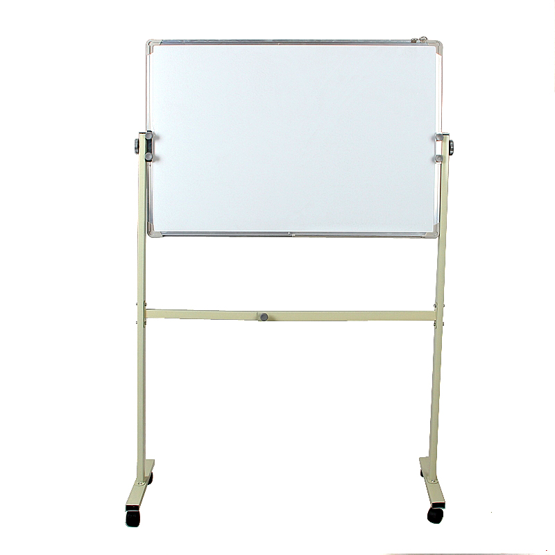 60*90磁性白板带支架 移动白板 写字白板 一面白一面绿 教学绿板