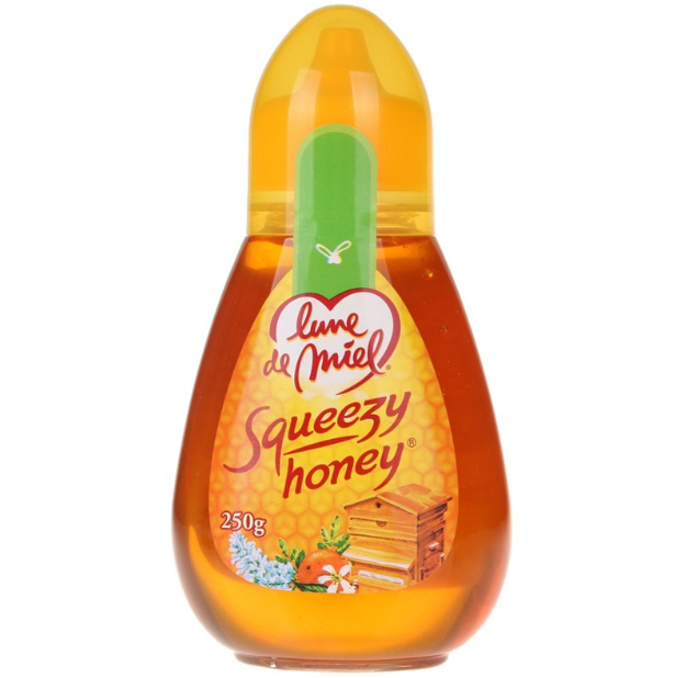 【包邮】法国进口 蜜月方便瓶原味蜂蜜250g