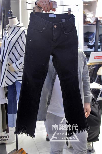 韩国东大门代购正品17春季新款 女士 D.CODE-0595-牛仔裤