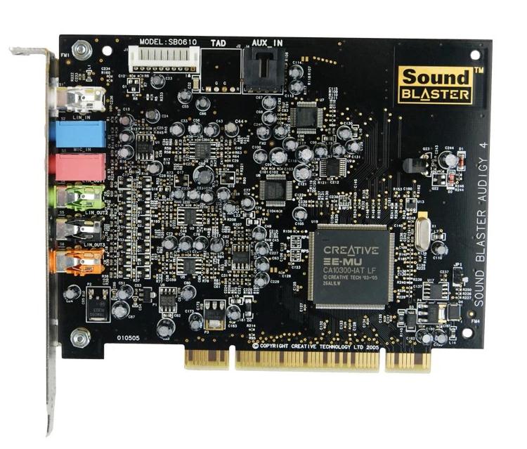 创新声卡7.1内置声卡台式机独立PCI电脑A4网络主播录音K歌