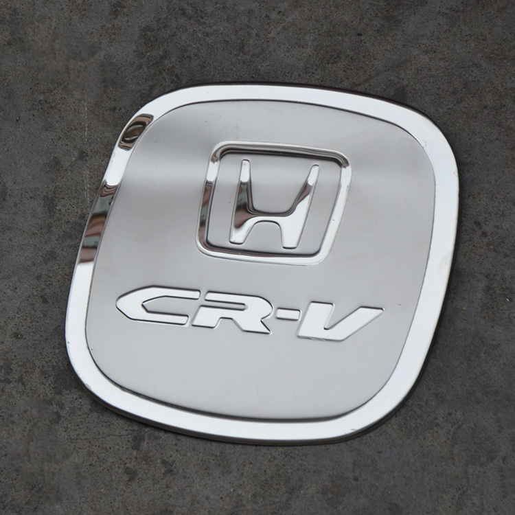 2007-2016款新老本田CRV专用改装饰汽车配件CR-V不锈钢油箱盖亮贴