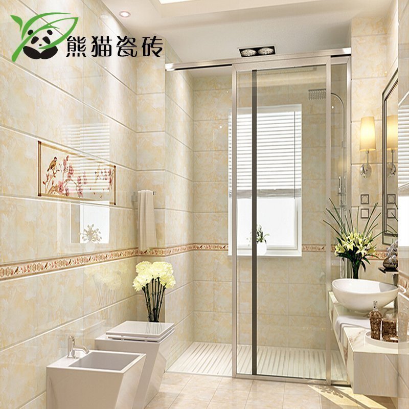 特价现代简约卫生间厨房瓷砖300x600墙面砖防滑地板砖白色砖釉面