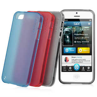 正品卡登仕/Capdase 苹果iphone5S/5手机壳 硅胶 苹果5手机保护套