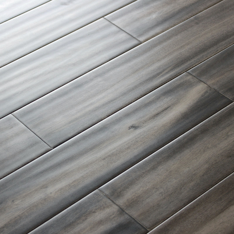 出口纯实木地板/欧洲枫桦木原木地板/小橡木/复古黑灰色冷色18厚