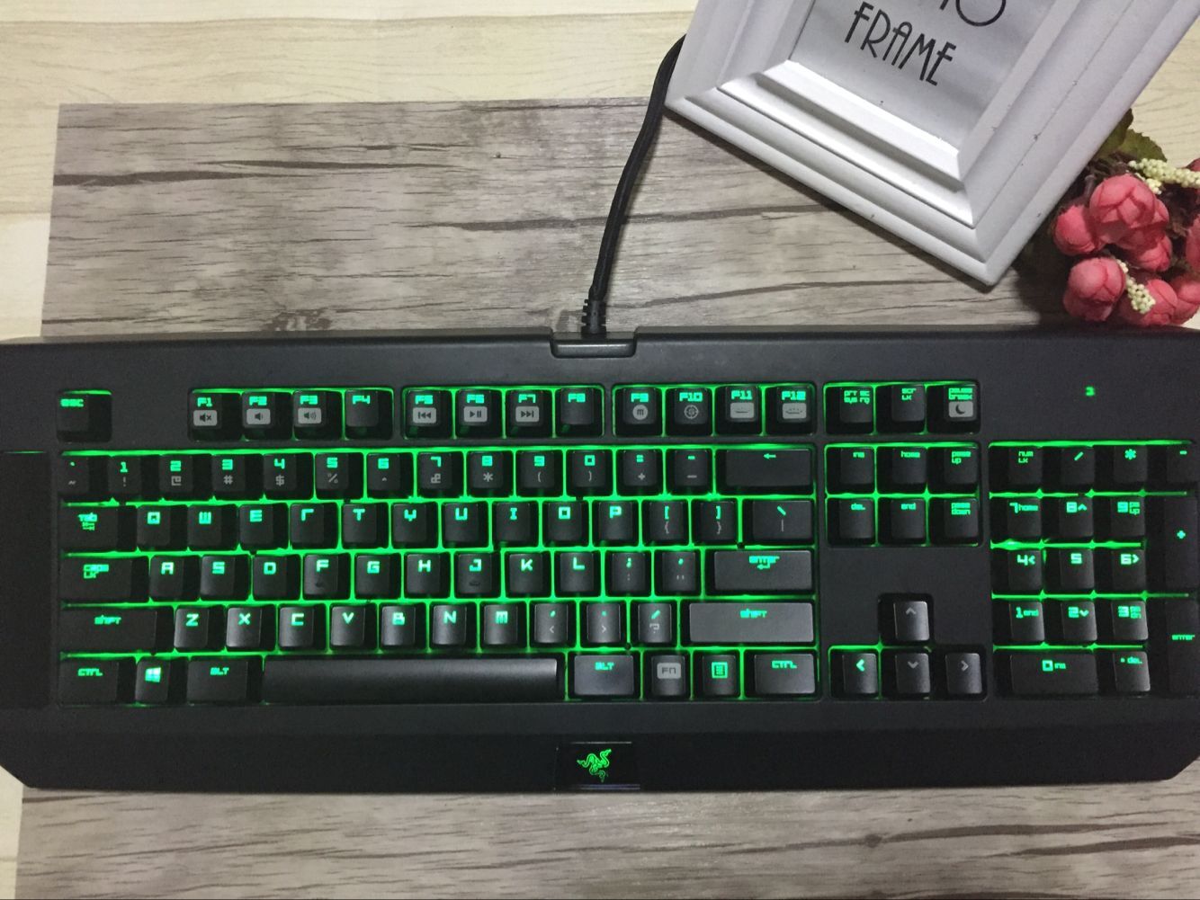 键盘Razer/雷蛇黑寡妇蜘蛛终极109键 多功能绿轴机械键盘正品