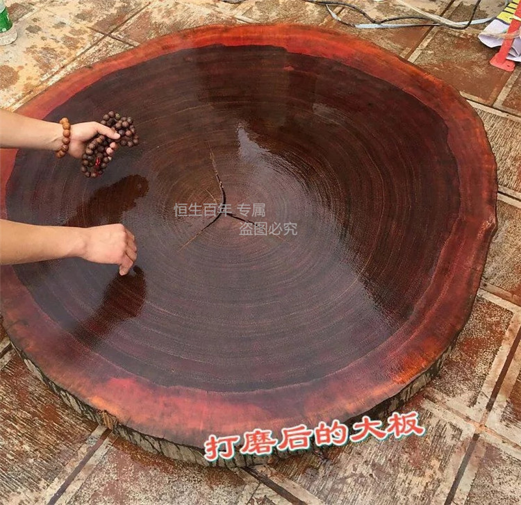 千年越南红铁木厂家直销 整木圆形砧板 宪蚬枧实木菜板铁木切菜板