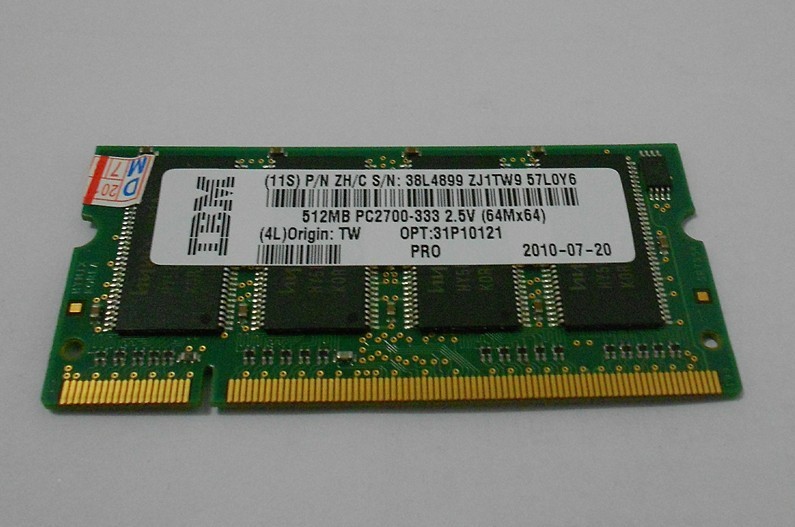 IBM R32 R40E R50E R51 笔记本原装512MB-DDR333内存 PC2700 512M