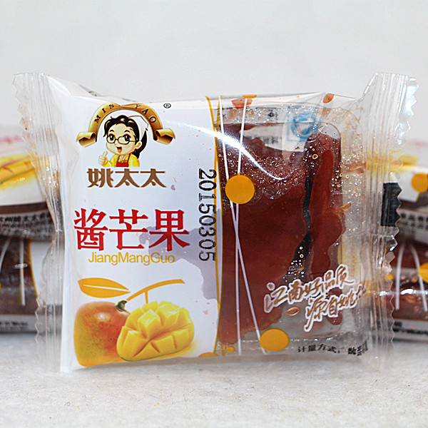 特价浙江零食姚太太酱芒果干蜜饯独立包装散装250g方便卫生