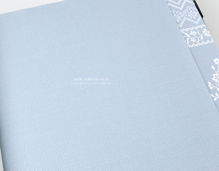 原装LG韩国墙纸纯纸壁纸16.5平米 地中海浅灰蓝细麻布纹素色4175