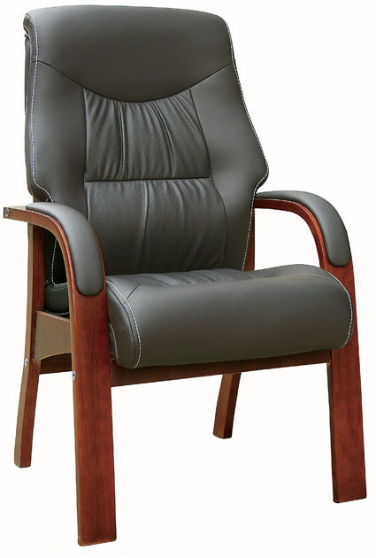 苏州吴中区优质真皮老板椅真皮中班椅转椅实木办公电脑椅子