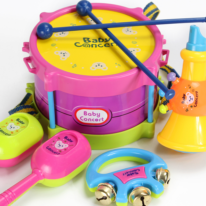 婴儿玩具0-3-6-12个月 宝宝玩具0-1岁新生儿婴幼儿手拍鼓乐器套装