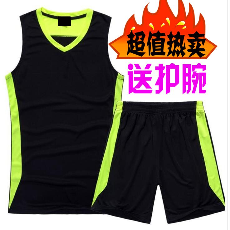 新款夏季运动服套装无袖背心短裤男士速干篮球健身跑步服吸汗透气