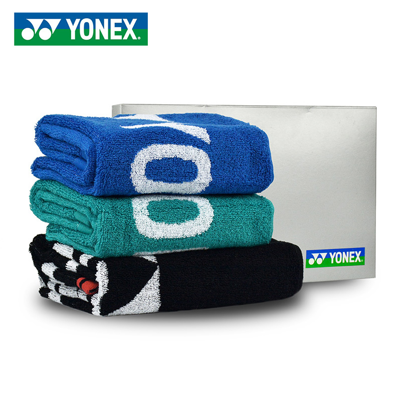 yonex尤尼克斯运动毛巾吸汗纯棉1202厚毛巾跑步1104加长健身毛巾