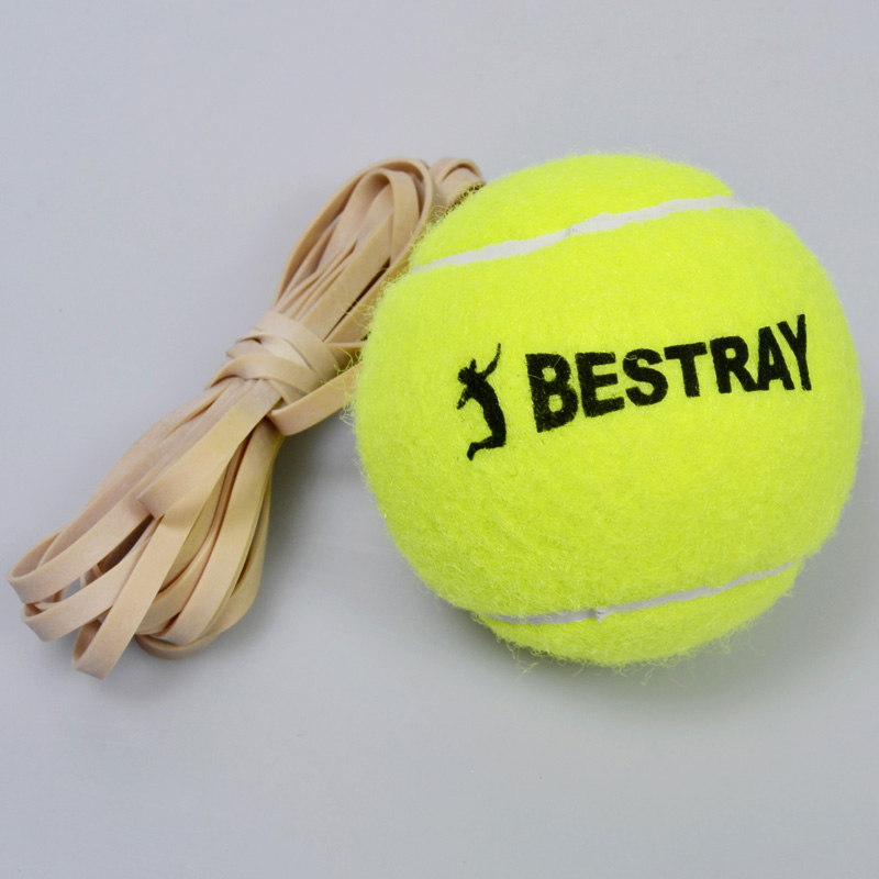 正品 百斯锐 训练绳子网球 绳子球 带绳球 初级网球训练球