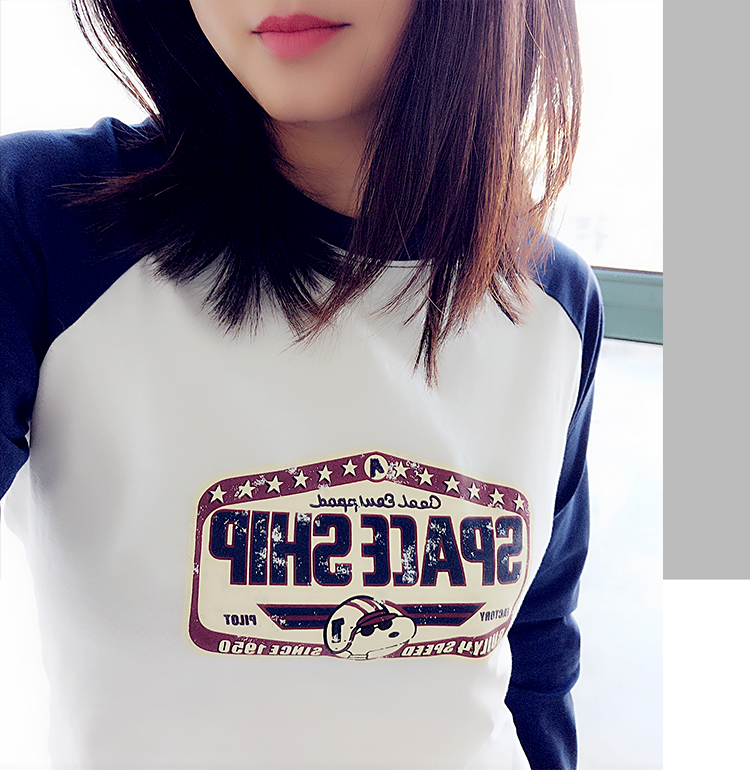 阿布家，韩国东大门，满满童趣史努比，女款卡通打底插肩长袖T恤